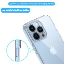 قاب گوشی IPHONE 13 Pro مدل ژله ای طلقی محافظ لنزدار