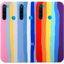 قاب سیلیکونی گوشی شیائومی Xiaomi Redmi Note 8 مدل رنگین کمانی (ویتنامی اصل)