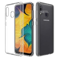 قاب گوشی Samsung Galaxy A20/A30 مدل ژله ای طلقی محافظ لنزدار