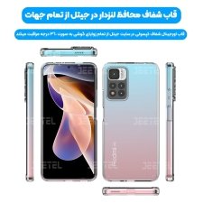 قاب گوشی Poco M4 Pro مدل ژله ای طلقی محافظ لنزدار