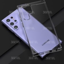 قاب گوشی Samsung Galaxy S22 Ultra مدل ژله ای پشت طلق