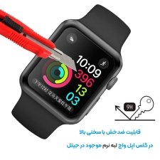 گلس محافظ لبه نرم تمام صفحه مناسب برای Apple Watch 40 mm