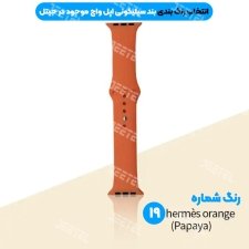 بند سیلیکونی سایز 42 میلی متر مناسب برای اپل واچ سری های 1 ، 2 ، 3 ، 4 ، 5 ، 6se و 7