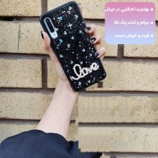 گارد دخترانه گوشی Samsung Galaxy A03S مدل قلبی نگین دار