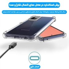 گارد موبایل Samsung Galaxy A72 5G/4G مدل تمام شفاف کپسول دار