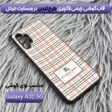قاب چرم Luxury دیزاین مناسب برای گوشی Samsung Galaxy A32 5G مدل طرحدار لاکچری زنانه و مردانه (مجهز به محافظ لنز یکدست با بدنه)