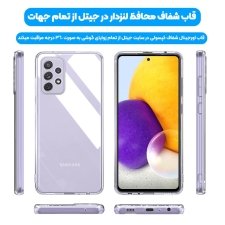قاب گوشی Samsung Galaxy A53 5G مدل ژله ای طلقی محافظ لنزدار