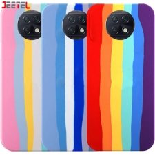 قاب سیلیکونی گوشی شیائومی Xiaomi Redmi Note 9T 5G مدل رنگین کمانی (ویتنامی اصل)