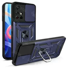 قاب کشویی بتمنی مدل آهنربایی هولدردار برای گوشی Xiaomi Redmi Note 11 Pro Plus طرح اسلاید آرمور