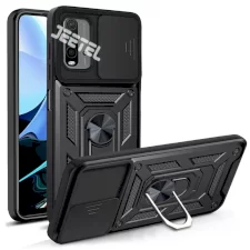 قاب کشویی بتمنی مدل آهنربایی هولدردار برای گوشی Xiaomi Poco M3 طرح اسلاید آرمور