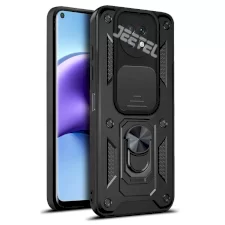 قاب کشویی بتمنی مدل آهنربایی هولدردار برای گوشی Xiaomi Redmi Note 9T 5G طرح اسلاید آرمور