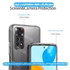 بهترین قاب شفاف Xiaomi Redmi Note 11 Pro 4G/5G مدل ژله ای طلقی محافظ لنزدار