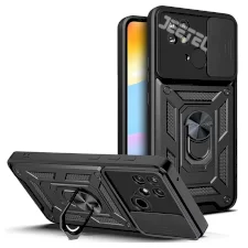 قاب کشویی بتمنی مدل آهنربایی هولدردار برای گوشی Xiaomi Redmi 10A طرح اسلاید آرمور