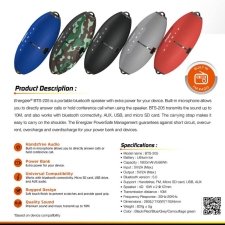 تصاویر اسپیکر بلوتوثی قابل حمل Energizer مدل BTS205