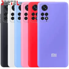 کاور سیلیکونی تک رنگ اورجینال (Xiaomi Redmi Note (11 Pro 4G / 11 Pro 5G مدل پاک کنی اصل محافظ لنزدار (متریال ویتنام)