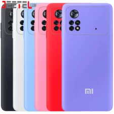 کاور سیلیکونی تک رنگ اورجینال Xiaomi Poco X4 Pro مدل پاک کنی اصل (متریال ویتنام)