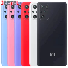 کاور سیلیکونی تک رنگ اورجینال Xiaomi Redmi Note 10 4G/10S مدل پاک کنی اصل (ساخت ویتنام)