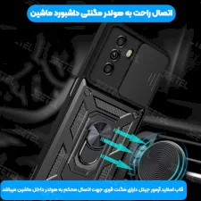 کاور ضدضربه محافظ لنزدار اورجینال مدل اسلاید آرمور بتمنی برای گوشی هواوی نوا Y70