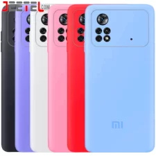 کاور سیلیکونی تک رنگ اورجینال Xiaomi Poco M4 Pro 4G مدل پاک کنی اصل (متریال ویتنام)