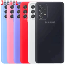 کاور سیلیکونی تک رنگ اورجینال Samsung Galaxy A53 5G مدل پاک کنی اصل (متریال ویتنام)