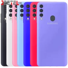 کاور سیلیکونی تک رنگ اورجینال Samsung Galaxy A20S مدل پاک کنی اصل (متریال ویتنام)