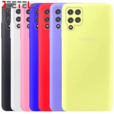کاور سیلیکونی تک رنگ اورجینال Samsung Galaxy A22 4G مدل پاک کنی اصل (متریال ویتنام)