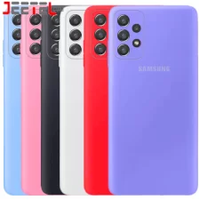 کاور سیلیکونی تک رنگ اورجینال Samsung Galaxy A73 5G مدل پاک کنی اصل (متریال ویتنام)