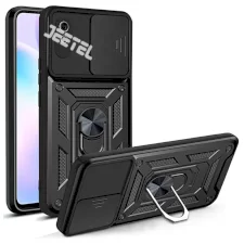 قاب کشویی بتمنی مدل آهنربایی هولدردار برای گوشی Xiaomi Redmi 9A طرح اسلاید آرمور