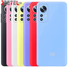 کاور سیلیکونی تک رنگ اورجینال Xiaomi 12 / 12X مدل پاک کنی اصل (متریال ویتنام)