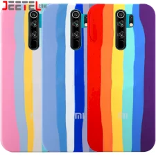 قاب سیلیکونی گوشی شیائومی Xiaomi Redmi 9 مدل رنگین کمانی (ویتنامی اصل)