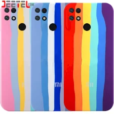 قاب سیلیکونی گوشی شیائومی Xiaomi Redmi 9C مدل رنگین کمانی (ویتنامی اصل)