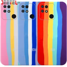 قاب سیلیکونی گوشی شیائومی Xiaomi Redmi 10A مدل رنگین کمانی (ویتنامی اصل)