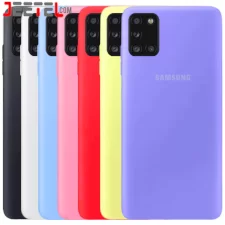 کاور سیلیکونی تک رنگ اورجینال Samsung Galaxy A31 مدل پاک کنی اصل (متریال ویتنام)