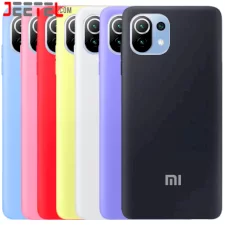 کاور سیلیکونی تک رنگ اورجینال Xiaomi MI 11 Lite مدل پاک کنی اصل (متریال ویتنام)