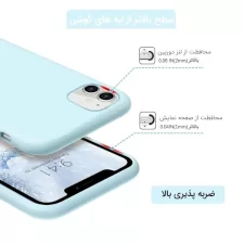 کاور سیلیکونی تک رنگ اورجینال Huawei Nova 9 SE مدل پاک کنی اصل (متریال ویتنام)