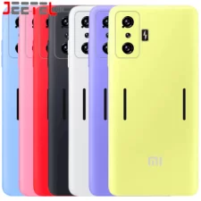 کاور سیلیکونی تک رنگ اورجینال Xiaomi Poco F4 GT مدل پاک کنی اصل (متریال ویتنام)