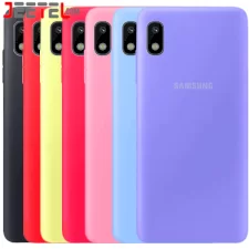 کاور سیلیکونی تک رنگ اورجینال Samsung Galaxy A10 مدل پاک کنی اصل (متریال ویتنام)