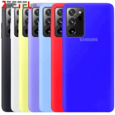 کاور سیلیکونی تک رنگ اورجینال Samsung Galaxy Note 20 Ultra مدل پاک کنی اصل (متریال ویتنام)