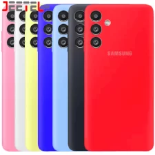 کاور سیلیکونی تک رنگ اورجینال Samsung Galaxy A14 (4G/5G) مدل پاک کنی اصل (ساخت ویتنام)