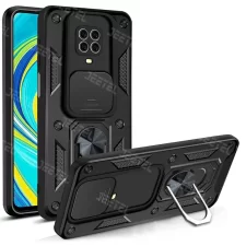 قاب کشویی بتمنی مدل آهنربایی هولدردار برای گوشی Xiaomi Redmi Note 9S/ 9 Pro طرح اسلاید آرمور