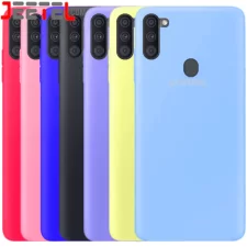 کاور سیلیکونی تک رنگ اورجینال Samsung Galaxy A11 مدل پاک کنی اصل (متریال ویتنام)
