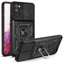 قاب کشویی بتمنی مدل آهنربایی هولدردار برای گوشی Samsung S20 FE طرح اسلاید آرمور