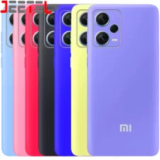 کاور سیلیکونی تک رنگ اورجینال Xiaomi Redmi Note 12 5G مدل پاک کنی اصل (متریال ویتنام)