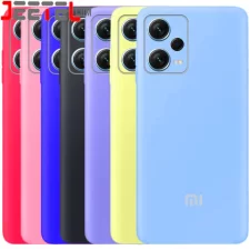 کاور سیلیکونی رنگی اورجینال Xiaomi Redmi Note 12 Pro Plus 5G مدل پاک کنی اصل (ساخت ویتنام)