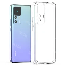 قاب شفاف Xiaomi 12T / 12T Pro مدل ژله ای طلقی محافظ لنزدار