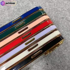 قاب اورجینال الکتروپلیتینگ Xiaomi 12 / 12X مدل دور طلایی پشت شفاف