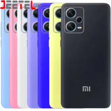 کاور سیلیکونی رنگی اورجینال Xiaomi Redmi Note 12 Pro 5G مدل پاک کنی اصل (ساخت ویتنام)