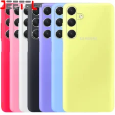 کاور سیلیکونی رنگی اورجینال Samsung Galaxy A24 مدل پاک کنی اصل (متریال ویتنام)