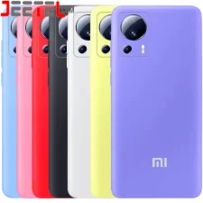 کاور سیلیکونی رنگی اورجینال Xiaomi 13 Lite مدل پاک کنی اصل (ساخت ویتنام)