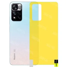 برچسب نانو پشت گوشی Xiaomi Redmi Note 11 Pro Plus 5G مدل فول کاور شفاف آنتی شوک
